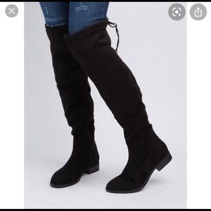 Knee High suede boots